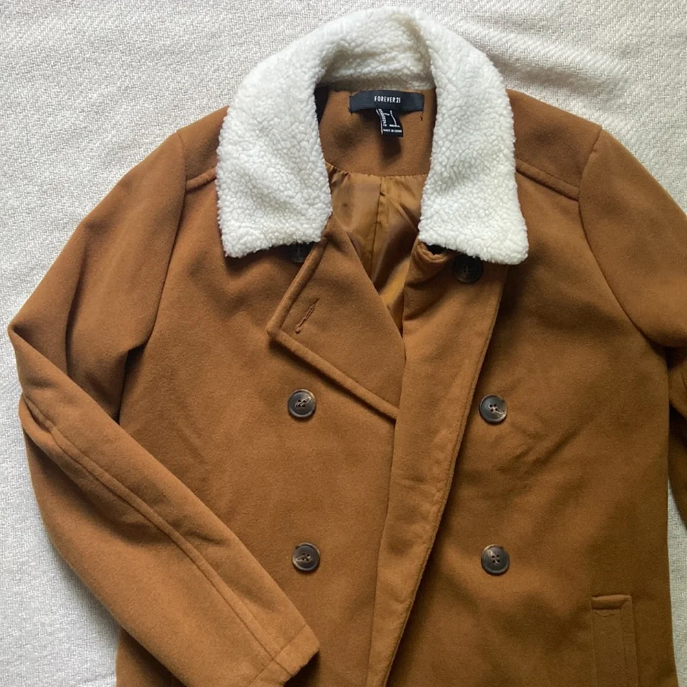 Shearling Collar Jacket - Picture 2 of 5